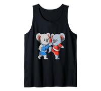 Divertidos Koalas de Muay Thai Kickboxing y Boxeo Tailandés Camiseta sin Mangas