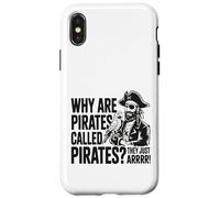 Divertidos loros de broma pirata para amantes del mar y humor náutico Carcasa para iPhone X/XS