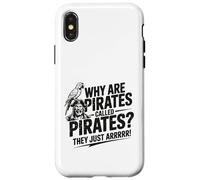 Divertidos loros de broma pirata para amantes del mar y humor náutico Carcasa para iPhone X/XS