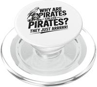Divertidos loros de broma pirata para amantes del mar y humor náutico PopSockets PopGrip para MagSafe