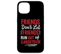 Divertidos manualidades de cartulina para álbumes de recortes, papel, manualidades, humor, amigos Carcasa para iPhone 13