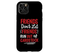 Divertidos manualidades de cartulina para álbumes de recortes, papel, manualidades, humor, amigos Carcasa para iPhone 11 Pro
