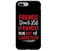 Divertidos manualidades de cartulina para álbumes de recortes, papel, manualidades, humor, amigos Carcasa para iPhone 7 Plus/8 Plus