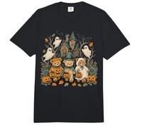 Divertidos Osos de Peluche de Halloween casa embrujada Fantasma Calabaza Comfort Colors Adult Heavyweight T-Shirt