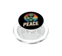Divertidos ovnis Ciencia ficción Extraterrestre Broma Humor PopSockets PopGrip para MagSafe