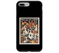 Divertidos Patos Art Deco Not All in a Row Bird Art Floral Flower Carcasa para iPhone 7 Plus/8 Plus