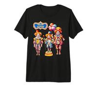 Divertidos Payasos de Circo tontos tristes Camiseta Premium