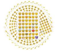 Divertidos Pegatinas,Pegatinas de Emoticonos 40 Hojas de Pegatinas Caras Risas Aptas para Decorar Teléfonos Móviles Portátiles Notebooks Y Pegatinas de Emoticonos de Niños Divertidos