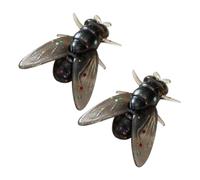 Divertidos pendientes de resina - Mini House Fly Bolde Pendientes | Pendientes extraños | Bisutería novedad de insectos, posts peculiares, regalo de humor hecho a mano para un aspecto moderno y