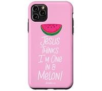 Divertidos regalos cristianos escrituras Uno en un melón Carcasa para iPhone 11 Pro Max