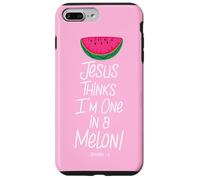 Divertidos regalos cristianos escrituras Uno en un melón Carcasa para iPhone 7 Plus/8 Plus