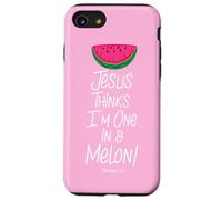 Divertidos regalos cristianos escrituras Uno en un melón Carcasa para iPhone SE (2020) / 7 / 8