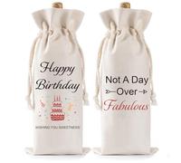 Divertidos regalos de cumpleaños para mujeres y niñas, bolsas de regalo de feliz cumpleaños con cordón, no un día sobre fabulosas decoraciones de fiesta de cumpleaños