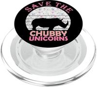 Divertidos Regalos de Unicornio para niñas y Mujeres Save The Gordby Unicornios PopSockets PopGrip para MagSafe
