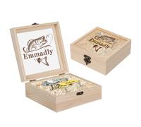 Divertidos señuelos de pesca de metal personalizados para hombres amantes de la pesca, anzuelos de plata y oro personalizados para papá abuelo, regalos retro personalizados significativos con nombres