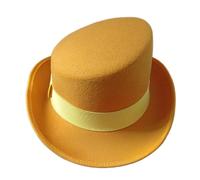 Divertidos sombreros de lana para fiestas con borde ancho, decoración de disfraces para entusiastas de los magos y amantes de la moda, forro transpirable