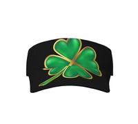Divertidos Sombreros del día de San Patricio Lindo trébol de la Suerte Deporte Visera Sombrero Ajustable vacío Superior Gorra de béisbol para Mujeres Hombres