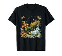 Divertidos Troncos de Pesca enganchados para atraer a papá Camiseta