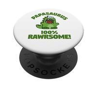Divertidos y Lindos títulos Familiares de Dinosaurios de Papa-Saurus PopSockets PopGrip Adhesivo