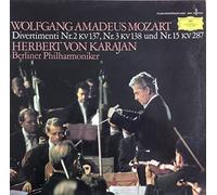 Divertimenti Nr. 2, KV 137,Nr. 3, KV 138 und Nr. 15,KV 287(12" Vinyl LP)(1966)(Deutsche Grammophon 6851)(Club-Sonderauflage)