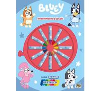 Divertimento a colori! Il mio album pastello. Bluey. Ediz. a colori. Con 12 pastelli a cera