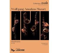 Divertimento kv138 pour quatuor de saxophones --- conducteur et parties