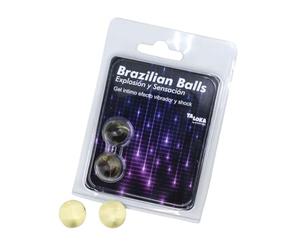 Divertysex TALOKA - 2 Bolas BRASILEIRAS Gel Vibrante E EFEITO Choque EMOCIONANTE