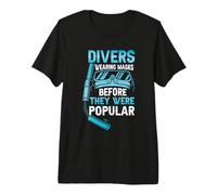 Dives Wearing Masks Before They were Popular Fun Scuba Dive Camiseta Premium