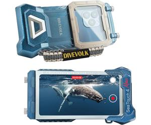 DIVEVOLK Funda de buceo compatible con iPhone 12/12Pro/13/13Pro/14/14 Pro/15/15 Pro/16 (Max)