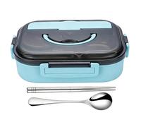 Divided Leakproof Portable Stainless Steel Lunch Container 1000ml Food Box