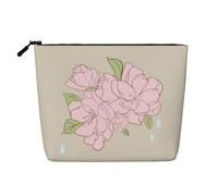 Divided Peach Blossoms - Neceser unisex para artículos de aseo y cosméticos, bolsa de almacenamiento para el cuidado personal