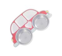 Divided Plates For Kids - Stainless Steel Divided Lightweight Cute Bowl