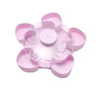 Divided Serving Tray | 24,8 x 8,9 cm Rotating Appetizers Serving Plate With Lid,Reliable Food-Grade Snack Tray With Compartments,for Home, Apartment, Kitchen, Dining Room, Living Room, Picnic, Garden