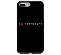 Dividendos I Love Dividends Que me Gustan Acciones Carcasa para iPhone 7 Plus/8 Plus