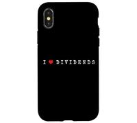 Dividendos I Love Dividends Que me Gustan Acciones Carcasa para iPhone X/XS
