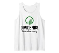 Dividendos Mejor Que Salario Dividendo Inversor Pasivo Camiseta sin Mangas