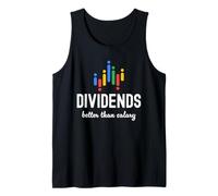 Dividendos Mejor Que Salario Dividendo Inversor Pasivo Camiseta sin Mangas