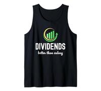 Dividendos Mejor Que Salario Dividendo Inversor Pasivo Camiseta sin Mangas