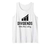 Dividendos Mejor Que Salario Dividendo Inversor Pasivo Camiseta sin Mangas