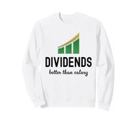 Dividendos Mejor Que Salario Dividendo Inversor Pasivo Sudadera