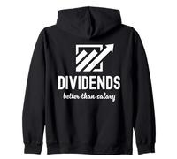Dividendos Mejor Que Salario Dividendo Inversor Pasivo Sudadera con Capucha