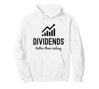 Dividendos Mejor Que Salario Dividendo Inversor Pasivo Sudadera con Capucha