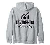 Dividendos Mejor Que Salario Dividendo Inversor Pasivo Sudadera con Capucha