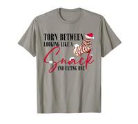 Dividido Entre parecer un Aperitivo o Comer una Navidad Camiseta