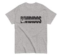 Divididos, Banda de Rock Argentina. Narigón del Siglo. Álbum de Rock Nacional Argentino. Camiseta de Algodon 100% Peinado. CAM2411. (FR/ES, Letras, XXL, Regular, Regular, Gris, Opción 2)