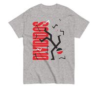 Divididos, Banda de Rock Argentina. Narigón del Siglo. Álbum de Rock Nacional Argentino. Camiseta de Algodon 100% Peinado. CAM2412. (FR/ES, Letras, M, Regular, Regular, Gris, Opción 2)