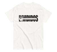 Divididos, Banda de Rock Argentina. Narigón del Siglo. Álbum de Rock Nacional Argentino. Camiseta de Algodon 100% Peinado. CAM2411. (FR/ES, Letras, XL, Regular, Regular, Blanca, Opción 2)
