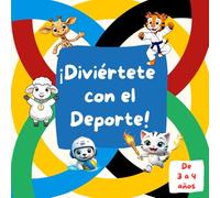 ¡Diviértete con el deporte!: Libro para colorear y pasatiempos a partir de 3 años