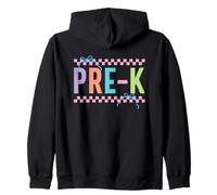 Diviértete con tablero de ajedrez colorido de Sudadera con Capucha