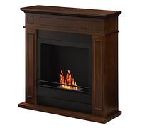Divina Fire Chimenea de bioetanol biochimenea de Tierra Jefferson Marrón L 89,5 x H90,5 x P28